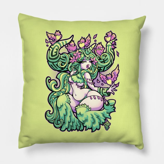 ZODIAC TAURUS Pillow by JEHSEE