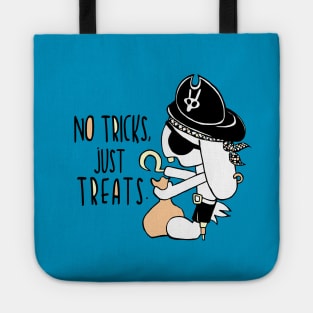 Tricks vs Treats Halloween Lop Pirate Tote