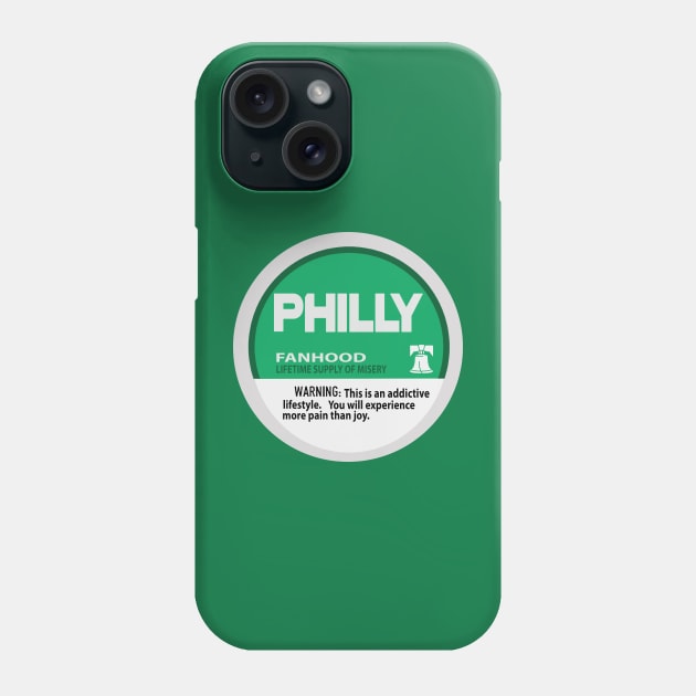 Addicted to Philly Football Phone Case by Philly Drinkers