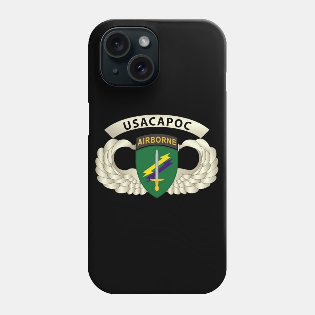 USACAPOC Wings with Wing Tab Phone Case by twix123844