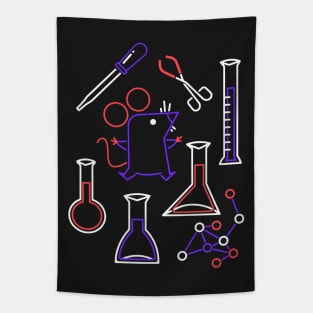 Of Mice & Beakers Tapestry