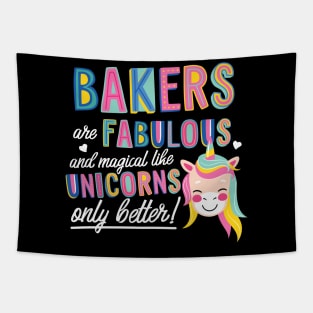 Bakers are like Unicorns Gift Idea Tapestry