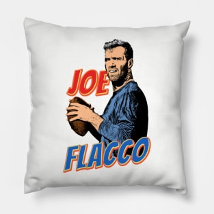 Joe flacco retro Pillow