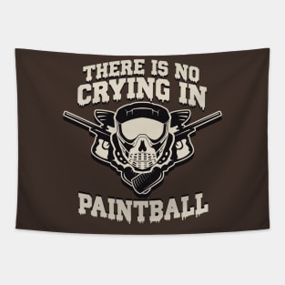 There is no Crying in Paintball Tapestry