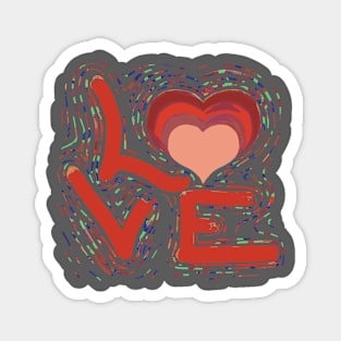 Pride Rainbow Heart Love Gay Magnet