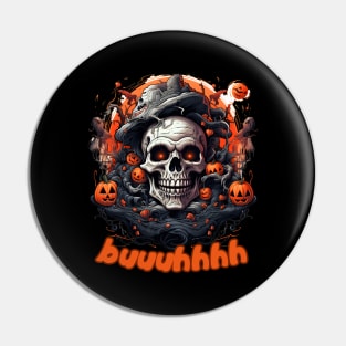 Buuhhhh-Halloween Haunt Pin