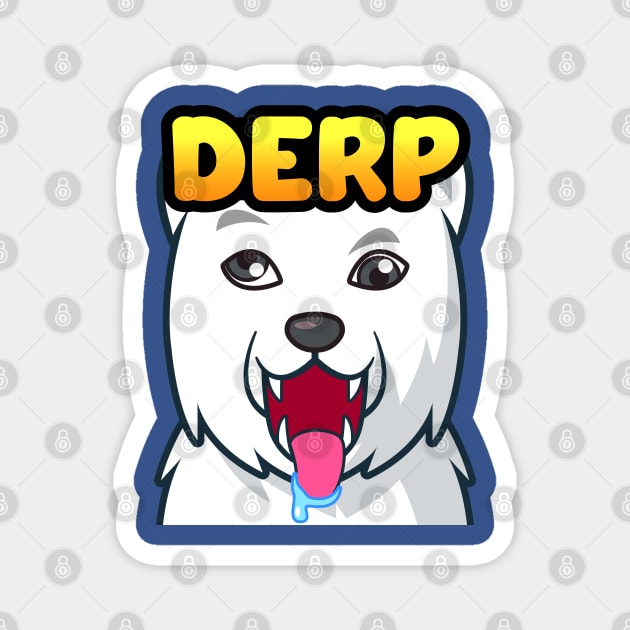 Derpy Dog Magnet by Tejas Farm