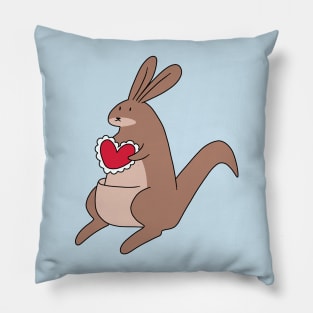 Valentine Heart Kangaroo Pillow