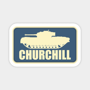 WW2 Churchill Tank Magnet