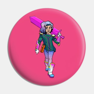 Neon Disco Moutou Pin