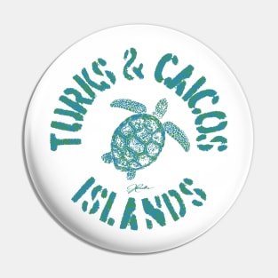 Turks & Caicos Islands Sea Turtle Pin