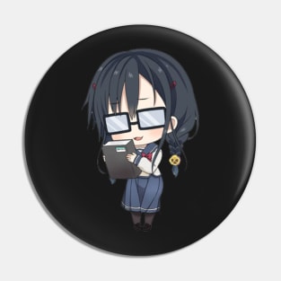 Sumireko Sanshokuin Glasses Version Pin