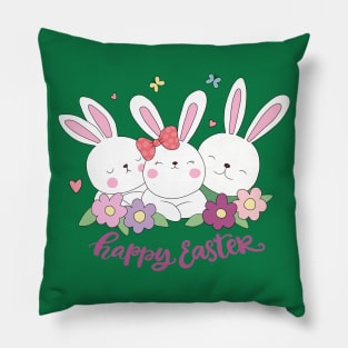 Easter Bunnies Pillow
