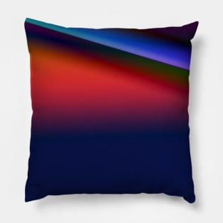 red blue green texture art Pillow