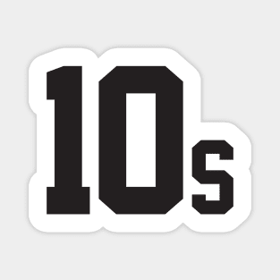 10s Tennis Player Logo by CoVA Tennis Magnet