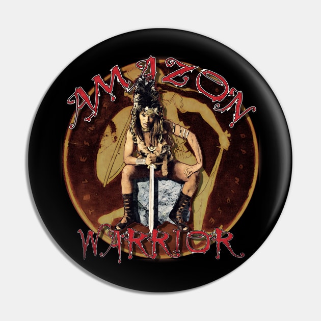 Amazon Warrior Pin by ImpArtbyTorg