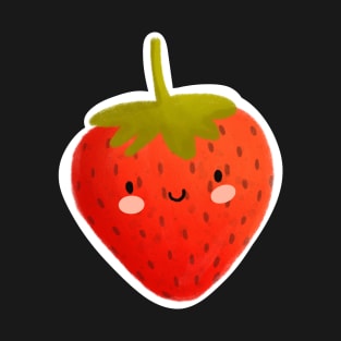 Kawaii strawberry sticker T-Shirt