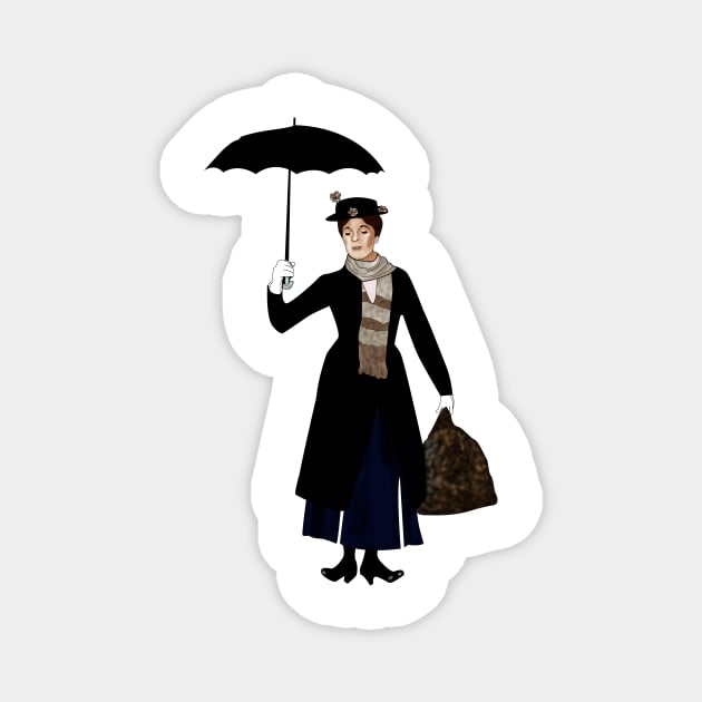 Mary Poppins Magnet by kobiborisi