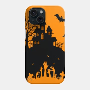 Haunted House Halloween Design Phone Case