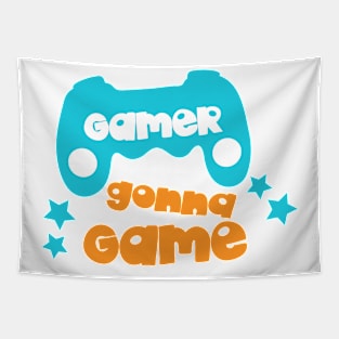 Gamer Gonna Game, Video Game, Joystick, Joypad Tapestry