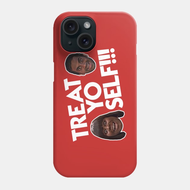 TREAT YO SELF! Parks and Rec Fan Design Phone Case by darklordpug