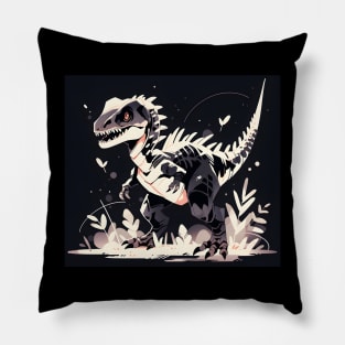 Rex skeleton dinosaur Pillow