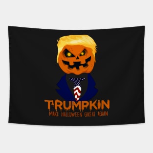 Halloween Trumpkin Make Halloween Great Again Gift T-Shirt Tapestry