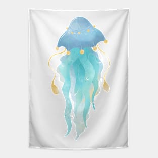 Cartoon jellyfish Tapestry