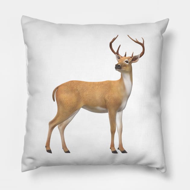 Oh deer oh deer Pillow by Andyt