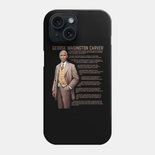 George Washington Carver Facts Phone Case