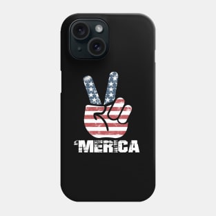 'Merica Patriotic Flag' Amazing July 4th Freedom Gift Phone Case