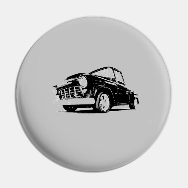 1955 Chevy 3100 - monochrome Pin by mal_photography