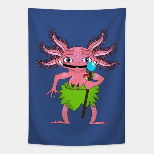 Jimbo The Tall  Axolotl Tapestry