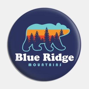 Blue Ridge Mountains Bear Hiking Mountains Calling Pin