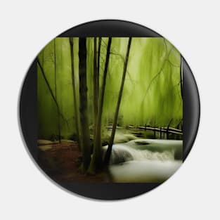 Rapids in the Darkling Wood Pin