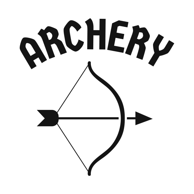 Simple Bow And Arrow Archery Archer by Foxxy Merch