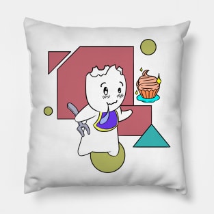 Dessert lover! Cupcake bros! Pillow