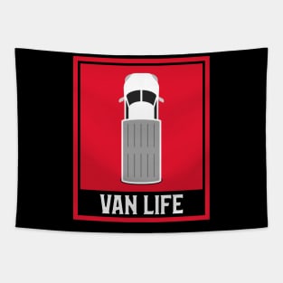 Van Life - Top View Tapestry