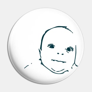 Baby Face Pin