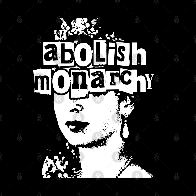 Abolish Monarchy Punk Font with the Queen by NINE69