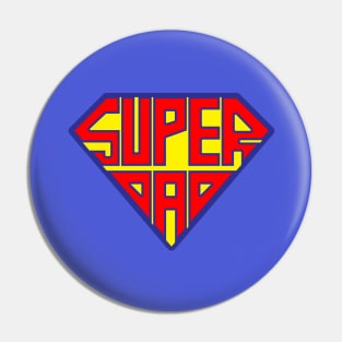 Super Dad Superhero Father Best Dad Gift For Him And Dads Pin