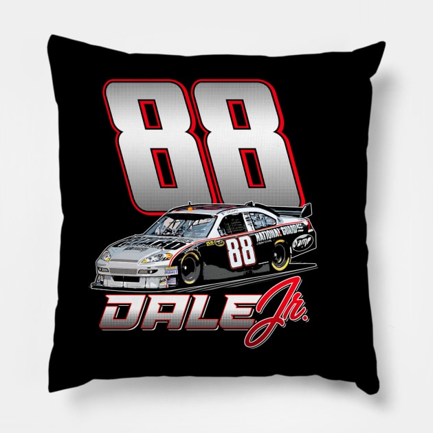 Dale Jr. 88 Retro Pillow by stevenmsparks