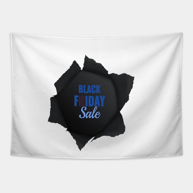 Black Friday Sale Tapestry by D_creations