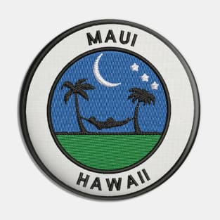 Maui Hawaii Patch Pin