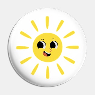 Happy Sunshine Design Pin