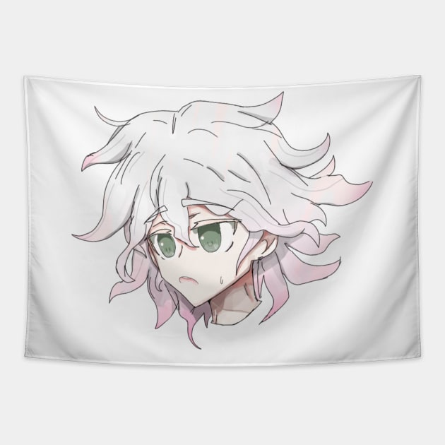 Nagito expression head design by Kībo-Kībo Tapestry by Kibo-Kibo