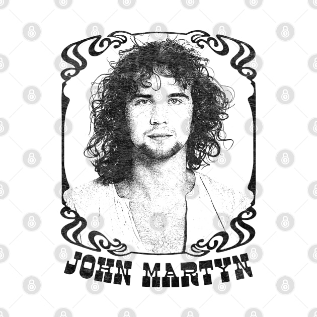 John Martyn // Retro Style Folk Music Lover Design by DankFutura