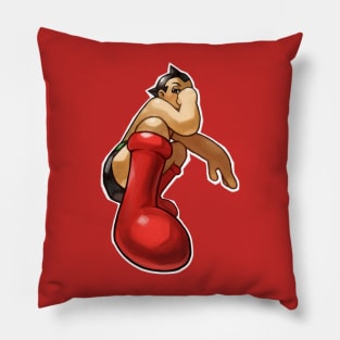 Big Red Boots Pillow