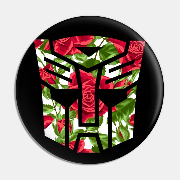 Autobot Floral Pin by SuperStarK