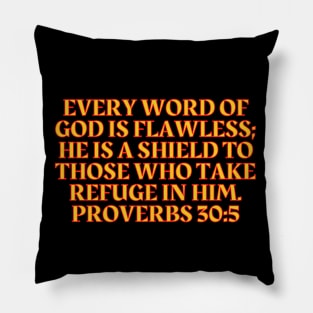 Bible Verse Proverbs 30:5 Pillow